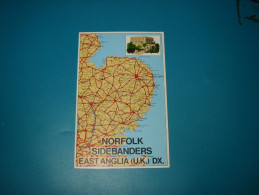 Carte CB NORFOLK   SIDEBANDERS   EAST ANGLIA   (U.K.) DX - Altri & Non Classificati