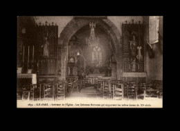 56 - GOLFE DU MORBIHAN - ILE D´ARZ - Intérieur église - Ile D'Arz