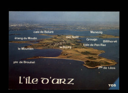 56 - GOLFE DU MORBIHAN - ILE D´ARZ - Vue Aérienne - Ile D'Arz