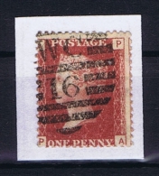 Great Britain SG  43 Used  Plate 114  Yvert 12 - Usados
