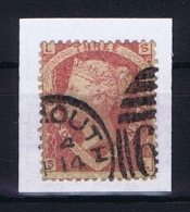 Great Britain SG  51 , Yv Nr 50 Used Plate 3 - Usati