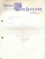 Factuur Facture Brief Lettre  - Broderie Legrand Vilvorde - Vilvoorde 1947 - 1900 – 1949