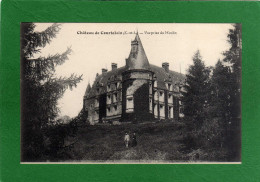 28  Courtalain   Chateau De Courtalain Vue Prise Du Moulin Animée   Cpa Année 1920  état Impeccable  (M)  X - Courtalain