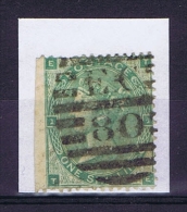 Great Britain SG  90  1862 ,used  Yv  24 - Gebruikt