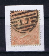 Great Britain SG  94  Plate 7 Used  Yv 32 - Oblitérés