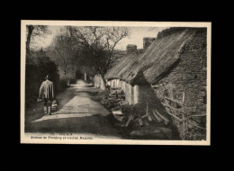 56 - GOURIN - Chaumières - Gourin