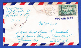 ENVELOPPE -- CACHET - NEW YORK - 14.MAY.1955 - 2c. 1941-1960 Briefe U. Dokumente
