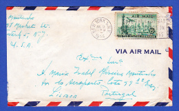 ENVELOPPE -- CACHET - NEW YORK - 9.JUL.1951 - 2c. 1941-1960 Briefe U. Dokumente