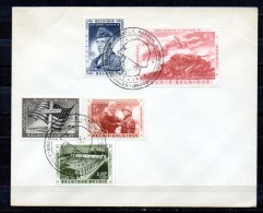 WW2 Général Patton 1957 ,Y&T. 1032 / 1038 Sur Lettre Avec Cachet 1er Jour, Cote 55 €,   FDC - Briefe U. Dokumente