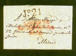 1825.- CACERES A MADRID - ...-1850 Prephilately