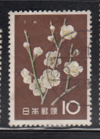 Japan Used Scott #713 10y Plum Blossoms - Oblitérés