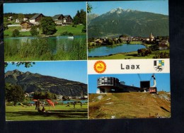 F1673 Laax, Graubunden Gegen Die Signina - Strandbad, Crap S. Gion - Laax