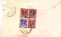Burma 1941 Airmail Cover To Kallal, India With Censor Marking - Birmanie (...-1947)