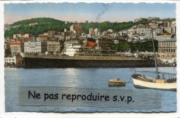 -  1412 - ALGER -Le Paquebot " Ville D´Ager ", Dans Le Port, écrite En 1958, Petit Format, BE, Scans. - Annaba (Bône)
