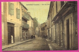 GABARRET - Rue Du Fort ( Carte Toilée Couleur )  - L67 - Gabarret