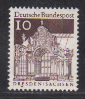 Allemagne Fédérale Y&T N° 391 - Edifice Historique - Pavillon Des Remparts Entourant Le Château De Dresde - Ongebruikt