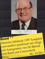 Minister-Jahrbuch 1997 Deutschland Mit Allen Marken Der BRD ** 150€ Jahresset Bund 1895-1964 M/s Yearset Book Bf Germany - Sammlungen