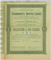 Sa Des Tramways Napolitains (Blanquette) - Chemin De Fer & Tramway