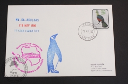 November 29, 1991 Topic Penguin Cover M.V.S.A. Agulhas Construction Antarctica Department Of Public Works & Land Aff - Navires & Brise-glace