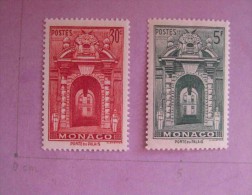 MONACO 1940-43 PORTES PRINCIPAUTE NEUF MONACO MNH DOOR - Andere & Zonder Classificatie