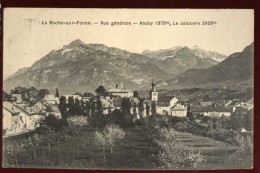 Cpa  Du 74  La Roche Sur Foron Vue Générale Andey 1879m , Le Jalouvre 2438m   LAM2 - La Roche-sur-Foron