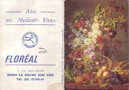 Calendrier FLOREAL - 1979 - 4 Rue Jean Jaurès - 85 LA ROCHE SUR YON - D3 - Kleinformat : 1971-80