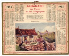 Almanach Des Postes Et Télégraphes 1935 - Ferme Dans Les Pyrénées - Département Aude - Grossformat : 1921-40