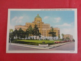 Springfield Ohio  City Hospital & Nurses Home Not Mailed   Ref 1241 - Autres & Non Classés