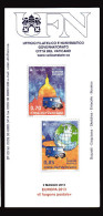 Vaticano °-X- 2013 -  Storia Postale - Bollettino Ufficiale -  Europa 2013 - Cartas & Documentos