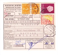 1954/60 Geldanweisungskarte Ab Steenkool Nach Den Haag - Netherlands New Guinea