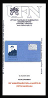 Vaticano °- 2013 -  St. Postale - Bollettino Ufficiale - 150° Ann. Della Nascita Di Pietro Mascagni - Cartas & Documentos