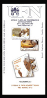 Vaticano °-X-2013 -  St. Postale - Bollettino Ufficiale - I Viaggi Di Papa Benedetto XVI Nel Nmondo 2012 - Covers & Documents