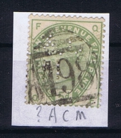 Great Britain SG  193 Used  1883 Yvert 82   PERFIN    ?ACM - Used Stamps