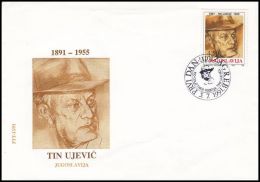 Yugoslavia 1991, FDC Cover "Tin Ujevic" - FDC