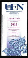 Vaticano °- X-2012 -  St. Postale - Bollettino Ufficiale - Programma Delle Emissioni Filateliche E Numismatiche - Brieven En Documenten