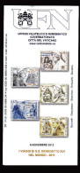 Vaticano °- X-2012 -  St. Postale - Bollettino Ufficiale - I Viaggi Di Papa Benedetto XVI Nel Mondo 2011 - Cartas & Documentos