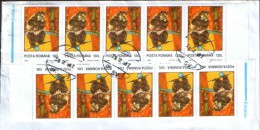 Romania-Cover Circulated In 1998-   Circus, Dressage Bear - Franking " Rich " - Circo