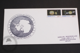 February 2, 1993 Air Mail Cover - United Sates Of America, Antarctic Program - Programas De Investigación