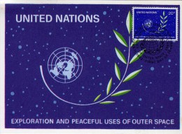 1533 Maxima Space United Nations - Cartoline Maximum