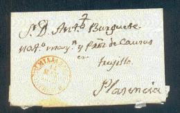 MIAJADAS A PLASENCIA - ...-1850 Prephilately