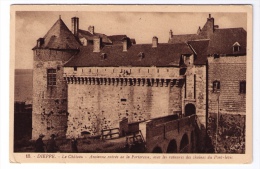 CPSM Dieppe, Château, Ancienne Entrée De La Forteresse - Dieppe