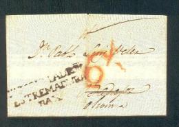 1825.- NAVAS DEL MADROÑO A OLIVENCIA - ...-1850 Prephilately