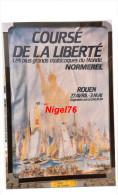 Delcampe - Carte Postale - Port De Rouen - Bateau  Voile  Course De La Liberté 1986 " L´ Affiche De F.Herr " - Segeln