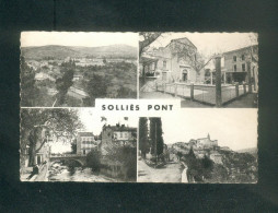 Sollies Pont (83) - Multivues ( Vue Generale Place De L' Eglise Passerelle Sollies Ville TARDY) - Sollies Pont