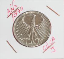 ALEMANIA  5  MARCOS  (  1970-J ) - 5 Marchi