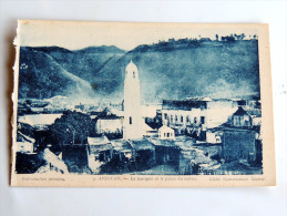 Carte Postale Ancienne : ANJOUAN : La Mosquée Et Le Palais Du Sultan - Komoren