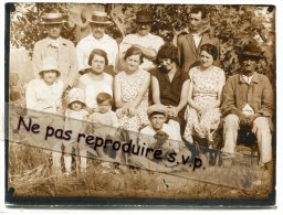 -  Belle Photo, 1929, Réunion De Famille Dans Un Petit Village Du Jura, Familles, Garniret, Boyer, Tbe, Scans. - Geïdentificeerde Personen