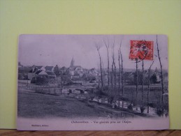 CHATEAUVILLAIN (HAUTE MARNE) VUE GENERALE PRISE SUR L´AUJON. - Chateauvillain