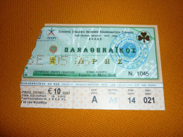 Panathinaikos-Aris Greek Championship Basketball Ticket 13/5/2006 - Eintrittskarten