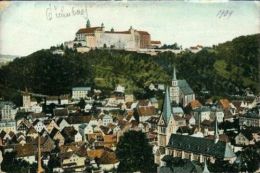 Litho Kulmbach Gesamtansicht Mit Burg 1909 - Kulmbach